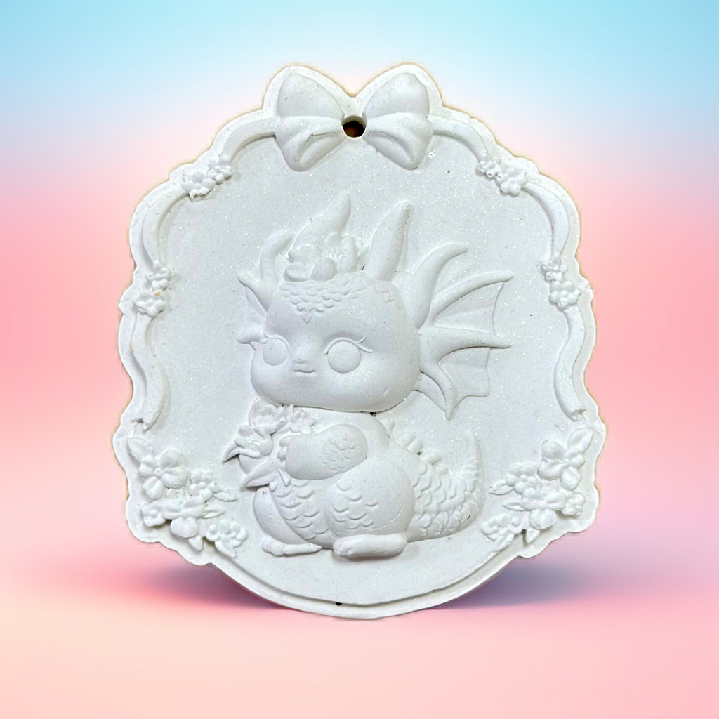 DIY gypsum Ornament - Dragon Series