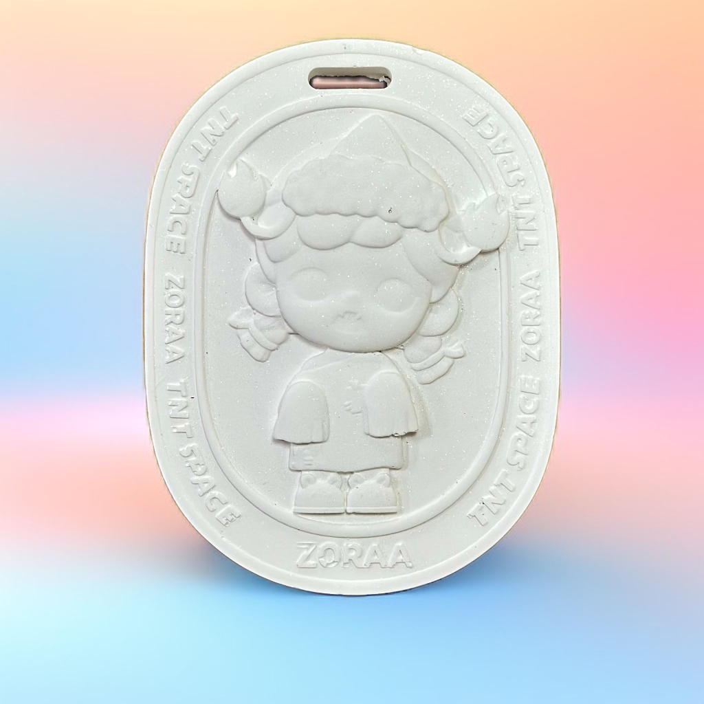 DIY gypsum Ornament - Girl Series