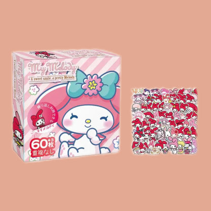 Stickers Box (60 pcs + 3 free)