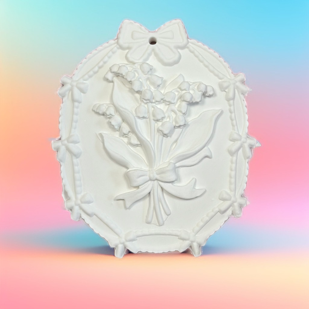 DIY gypsum Ornament - Flower Series